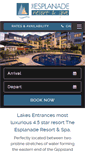 Mobile Screenshot of esplanaderesort.com.au